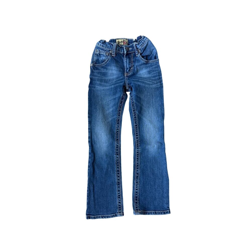 Wrangler 20X Boys Jeans Size 9 Slim Blue Bootcut Western Cowboy Denim